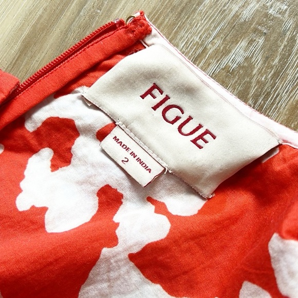 Figue Zaza Embroidered Sleeveless Tiered High-Low Midi Dress - Picture 5 of 14